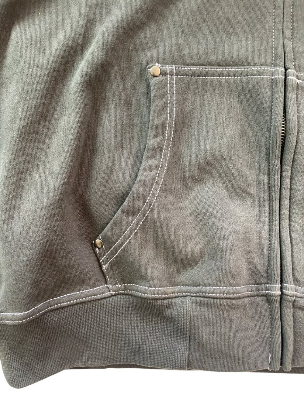 Empyre Willow Workwear Black Zip Hoodie Front Pocket Women's Size S MSRP$80 NWT - Picture 5 of 8
